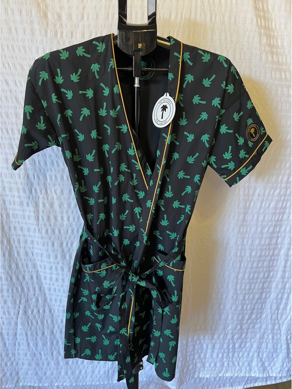 NWT California Robe Company Palm Tree Robe Sz Sm/Med